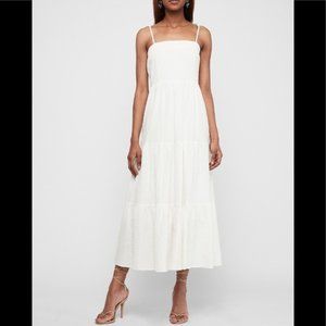 Express Ivory Long Casual Maxi Dress Small 07855138